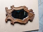 Handgesculteerde eiken spiegel. 35€, Antiquités & Art, Art | Sculptures & Bois, Enlèvement