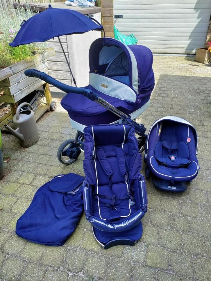 Bebecar kinderwagen combinatie + toebehoren, Kinderen en Baby's, Kinderwagens en Combinaties, Gebruikt, Kinderwagen, Overige merken