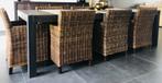Eetkamerstoelen - rotan, Ophalen, Bruin, Riet of Rotan, Vijf, Zes of meer stoelen