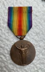 Medaille, Franse Overwinningsmed Victory 1914-1918, WOI, Ophalen of Verzenden, Landmacht, Lintje, Medaille of Wings