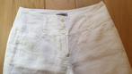 Witte linnen broek met uitgaande pijpen merk bandolera mt 34, Kleding | Dames, Broeken en Pantalons, Lang, Maat 34 (XS) of kleiner