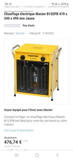 CHAUFFAGE 15 KW, Ophalen, Zo goed als nieuw, 800 watt of meer, Hoog rendement (Hr)