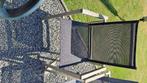 2 zeer goede tuinstoelen te koop, Ophalen, Gebruikt, Aluminium, Stapelbaar