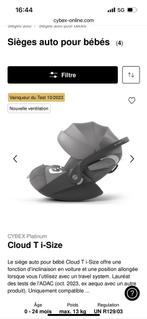 Le meilleur Siège auto de 2024: CYBEX cloud Z avec isofix, Enfants & Bébés, Sièges auto, Isofix