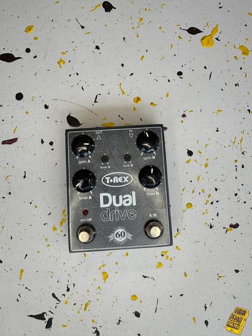 T-rex DUAL DRIVE - TWO CHANNELS DISTORTION, Muziek en Instrumenten, Effecten, Gebruikt, Distortion, Overdrive of Fuzz, Volume