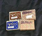 2 kleine juweel doosjes 1 blauw en 1 bruin nieuw, Bijoux, Sacs & Beauté, Accessoires Autre, Enlèvement, Neuf
