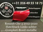 Renault Clio 4 Hatchback Deur Rood Links 2012-2020 Origineel, Deur, Gebruikt, Ophalen of Verzenden