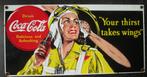 Coca-Cola email reclame bord, Verzamelen, Merken en Reclamevoorwerpen, Ophalen of Verzenden, Gebruikt, Reclamebord