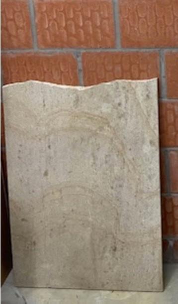 Franse Zandsteen, Doe-het-zelf en Bouw, Plinten en Afwerking, Gebruikt, Overige typen, Hardsteen, Minder dan 100 cm, Ophalen