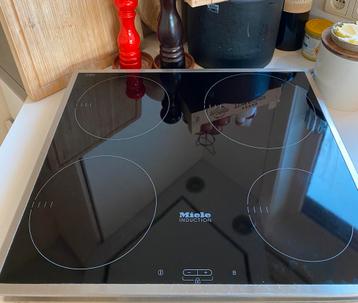 Miele inductie KM5940 50x57, Electroménager, Tables de cuisson, Enlèvement, Comme neuf, Induction
