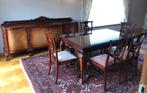 Eetkamer met buffet, zilverkast,tafel ( uitrek), 6 stoelen, Huis en Inrichting, Ophalen, Gebruikt, Chipendaele