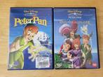 Lot DVD Disney Peter Pan 1 & 2, Cd's en Dvd's, Alle leeftijden, Ophalen, Amerikaans, Tekenfilm