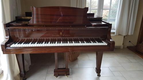 piano à queue Steinway modèle S-155 de 1964 excellent état, Muziek en Instrumenten, Piano's, Zo goed als nieuw, Piano, Bruin, Hoogglans