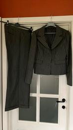 Elegant broekbak grijs gestreept - maat 40/42 vest broek, Taille 38/40 (M), Gris, Enlèvement ou Envoi, Tex