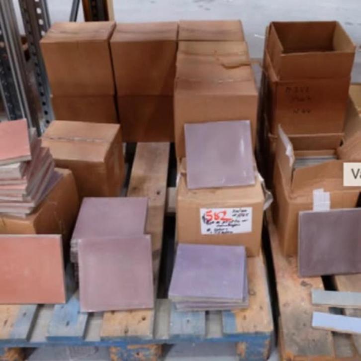 Emery&Cie : carrelage, poignées en fer forgé et lampes, Bricolage & Construction, Dalles & Carrelages, Neuf, Autres types, Autres matériaux