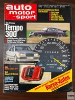 Magazine Auto Motor und Sport Mercedes Porsche Ferrari 1987, Boeken, Auto's | Folders en Tijdschriften, Ophalen of Verzenden, Gelezen