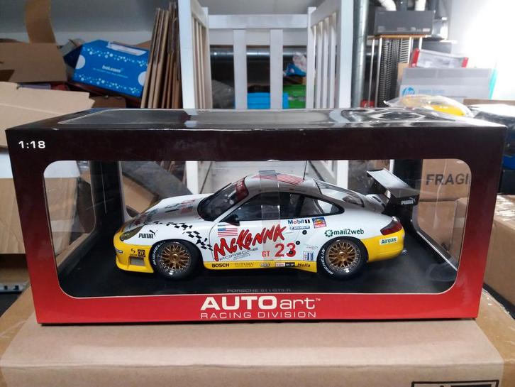 Autoart 1/18 Porsche 911  GT3 R Sebring 12hrs 2003 GT, Hobby en Vrije tijd, Modelauto's | 1:18, Nieuw, Auto, Autoart, Ophalen of Verzenden
