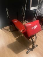 Fitnessbankje met halter, gewichten en klemmen, Ophalen, Zo goed als nieuw