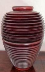 Vase en bois de cajou inde indienne inde indonésien, Maison & Meubles, Accessoires pour la Maison | Vases, Comme neuf, Enlèvement ou Envoi