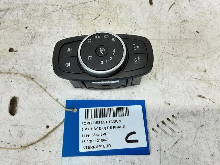 COMMUTATEUR Ford Fiesta 7 (01-2017/07-2023) (H1BT13D061AC), Autos : Pièces & Accessoires, Tableau de bord & Interrupteurs, Ford