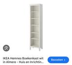 Ikea Hemnes witte boekenkast smal, Enlèvement, Utilisé