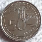 SINGAPORE: SCHAARSE 50 CENTS 2013 KM 348 Br.UNC, Verzenden, Oost-Azië, Losse munt