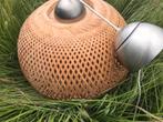 Rotan hanglamp 45 cm diameter, Huis en Inrichting, Lampen | Hanglampen, Overige materialen, Ophalen of Verzenden, Zo goed als nieuw