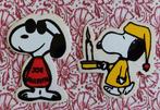 2 autocollants Snoopy, Collections, Bande dessinée ou Dessin animé, Enlèvement ou Envoi, Neuf