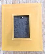 Geel fotokadertje, Huis en Inrichting, Woonaccessoires | Lijsten, Gebruikt, Ophalen of Verzenden, Minder dan 50 cm, Minder dan 50 cm