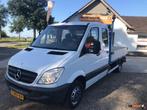 Mercedes-Benz Sprinter 516 CDI Aut Euro 5 DC 6-Pers AC Pick-, Auto's, Automaat, Wit, Mercedes-Benz, Bedrijf