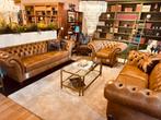 SHOWROOMMODEL: SWINDON CHESTERFIELD Salon 4+3+1 Vintage, Ophalen of Verzenden