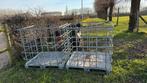 2 IBC korven op metalen onderstel, Tuin en Terras, Ophalen