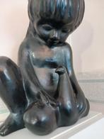 Kind met duif keramiek Amphora, Antiek en Kunst, Ophalen of Verzenden