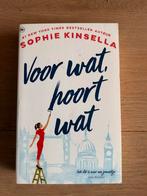 Sophie Kinsella - Voor wat, hoort wat, Ophalen of Verzenden, Sophie Kinsella