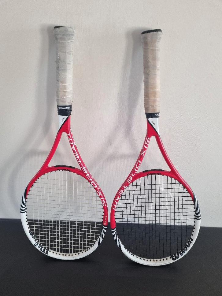 Wilson Six.One Team 95 – Controle & Precisie Verlaagde prijs, Sport en Fitness, Tennis, Gebruikt, Racket, Wilson, L4, Ophalen