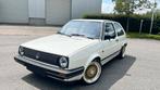 Volkswagen Golf II 1.6 diesel met 76.000km met carpass, Auto's, Voorwielaandrijving, Zwart, 4 cilinders, 1600 cc