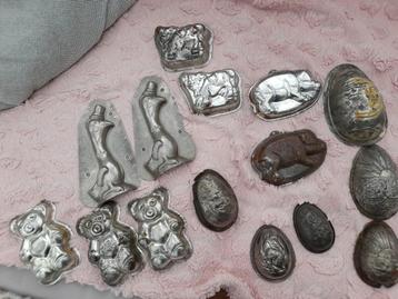Pâques : anciens moules à chocolat, Enlèvement ou Envoi, Utilisé