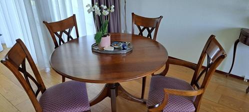Prachtige eetkamertafel met stoelen, Huis en Inrichting, Complete eetkamers, Gebruikt, 4 tot 6 stoelen, Ophalen of Verzenden