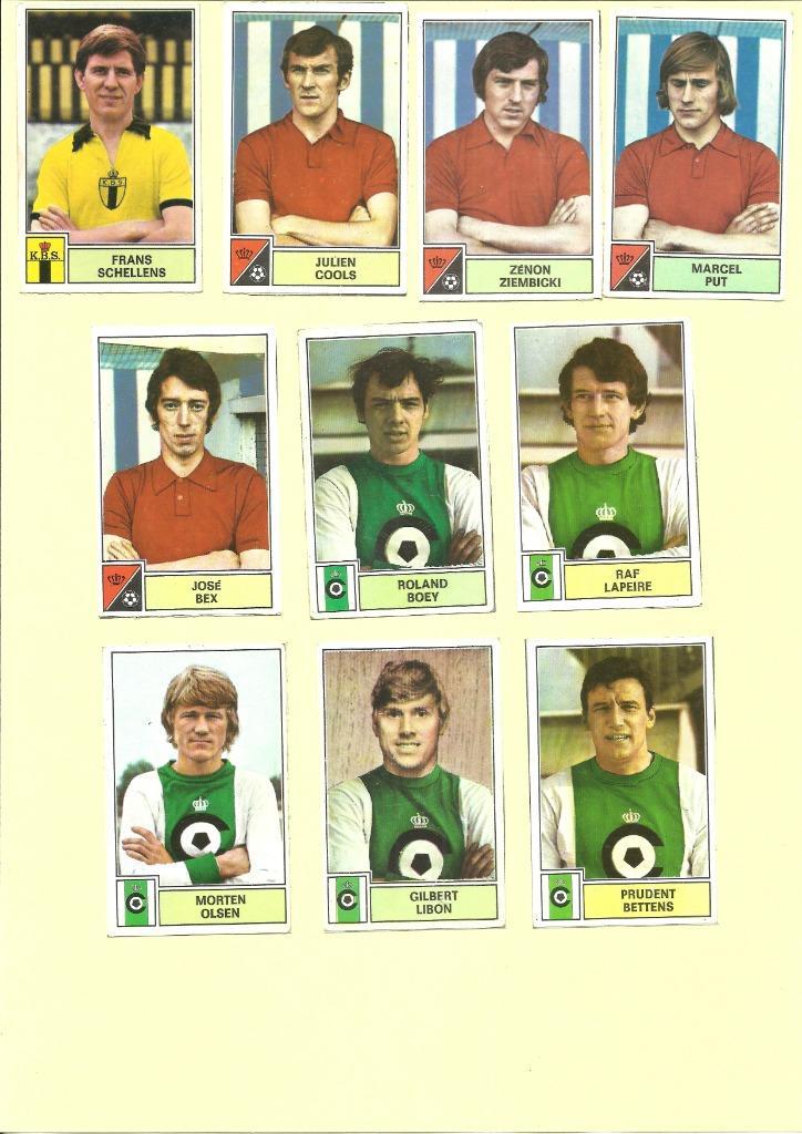Panini Football 1972 - 1973 - 10 stickers (recups), Verzamelen, Stickers, Gebruikt, Sport, Ophalen of Verzenden