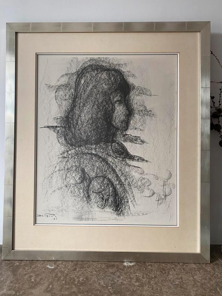 Tekening van Charles Deporte, Antiek en Kunst, Kunst | Tekeningen en Fotografie, Ophalen of Verzenden