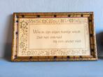Prachtige vintage kader met spreuk, Ophalen of Verzenden
