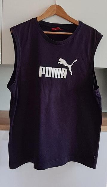oldschool, donkerblauw shirt 'Puma' (XXL) beschikbaar voor biedingen