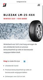 Bridgestone Blizzak LM-25 SUV 4x4 255 55 R18 winterband velg, Ophalen, Gebruikt, Velg(en), Winterbanden