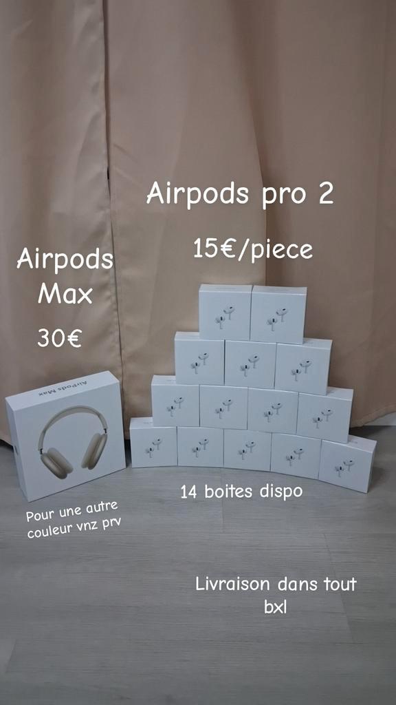 Airpods Pro 2 & Airpods Max, Télécoms, Téléphonie mobile | Écouteurs