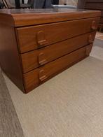 Vintage ladekast / Tv kast, Ophalen, Gebruikt, 50 tot 100 cm, 3 of 4 laden