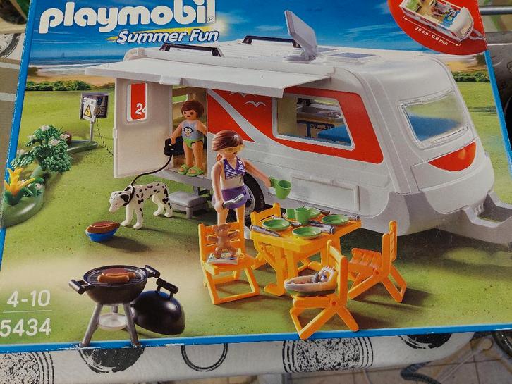 Playmobil 5434 Caravan, Kinderen en Baby's, Speelgoed | Playmobil, Gebruikt, Complete set, Ophalen of Verzenden
