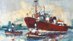 Tableau Peinture sur Toile Marine Impressionniste Signé, Antiquités & Art, Art | Peinture | Classique, Enlèvement ou Envoi