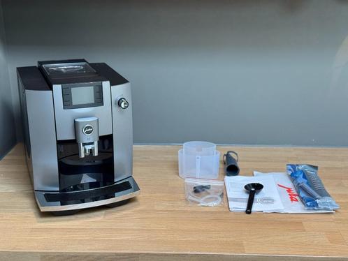 Jura E6 (EC) Dark Inox Koffiemachine 2023 Garantie, Elektronische apparatuur, Koffiezetapparaten, Zo goed als nieuw, Koffiebonen