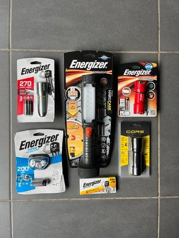 Complete set Energizer lampen • Zaklamp, hoofdlamp, lantaarn beschikbaar voor biedingen