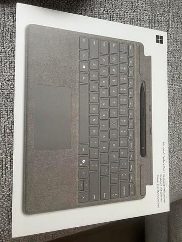Keyboard met slim pen microsoft surface pro, Neuf, Microsoft Surface pro, Enlèvement ou Envoi, 13 pouces ou plus
